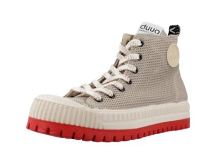 Sapatos de Mulher DUUO Col Net Tecido Castanho (36)