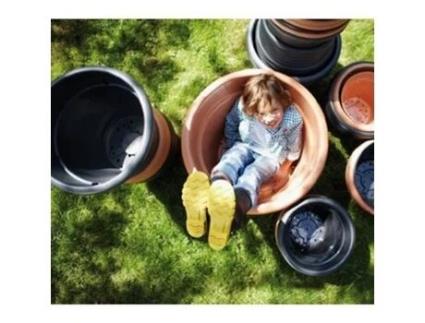 Elho 2055355 Vaso Cilindro Green Basics Preto 35 X 35 X 26 Cm ELHO GIVE ROOM TO NATURE