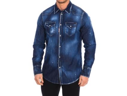 Sweatshirt de Homem DSQUARED2 Azul (46)