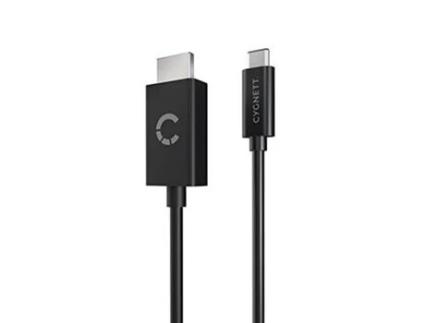 Cabo CYGNETT Unite Usb-C para Conector Hdmi 4K-60Hz 1 8M Preto Fa