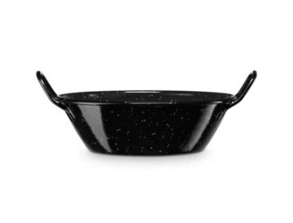 Paellera Valenciana Indução 22 Cm Aço Esmaltado Caçarola Funda 1 7 L BRIEBE Levante Fogo Gás Forno