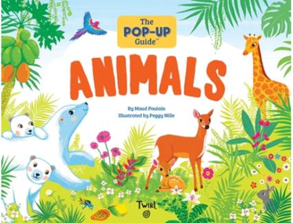 Livro PopUp Guide Animals de Maud Poulain (Inglês)