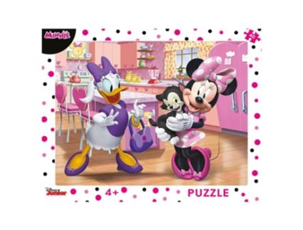 Puzzle Frame 40 Pcs Pink Minnie Dino