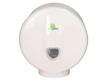 Dispensador de papel higiênico BUNZL Greensource Mini Jumbo feito de ABS cor branca