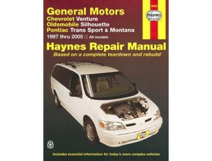 Livro General Motors covering Chevrolet Venture, Oldsmobile Silhouette, Pontiac Trans Sport Montana Haynes Repair Manual de Ken Freund (Inglês)