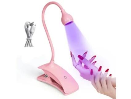 Secador de Luzes de Unhas Led Usb de Toque Uv Lâmpada Ultravioleta Flexível Clip-On Mesa Mini Usb CNRSRS
