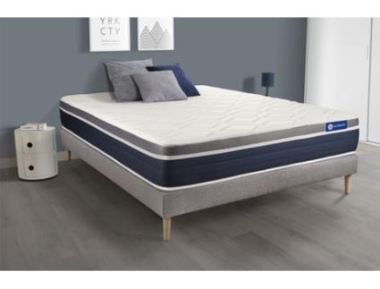 Sommier de Casal Actiflex Confort Altura ACTISOM Espuma com memória Cinzento (140x200)
