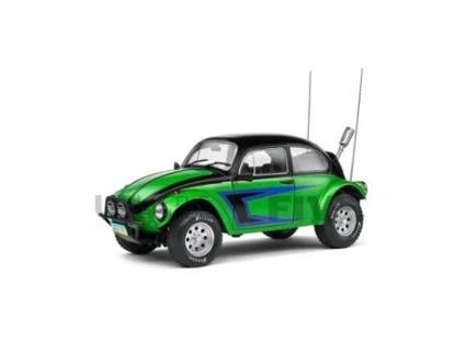 Carro Miniatura Colecionável SOLIDO 1/18 Volkswagen Beetle Baja 1976 Verde / Preto 1809603