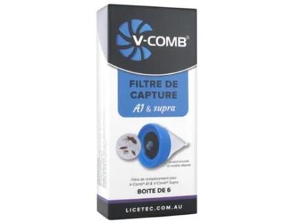 Filtro de captura A1 e filtros Supra 6 LICETEC V-COMB