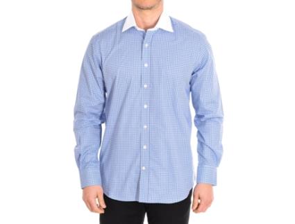 Camisa de Homem CAFE COTON Algodão Azul (39)