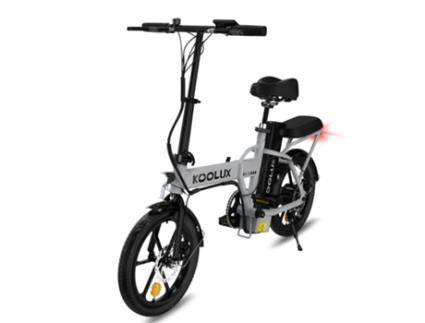 Bicicleta Elétrica KOOLUX Bk5S 36V 10.4Ah 250W 70Km Prate