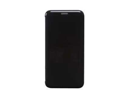 Capa Fólio Aba para Samsung Galaxy S10 Plus COLOR BLOCK Plástico com Porta-Cartões Preto