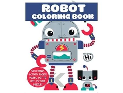 Livro Robot Coloring Book de Blue Wave Press (Inglês)