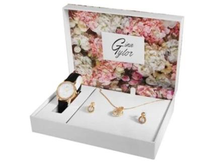 Conjunto Relógio + Joalharia GINA TAYLOR