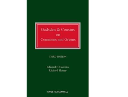 Livro Gadsden and Cousins on Commons and Greens de Edward Cousins (Inglês - Capa Dura)