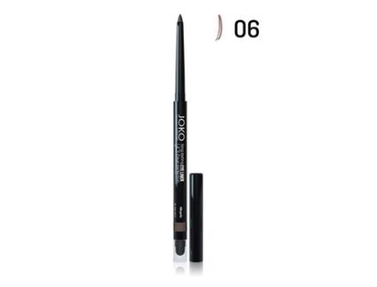 Lápis Delineador Automático 06 Marrom Perolado com Ponta em Espuma JOKO: Beauty And Perfume