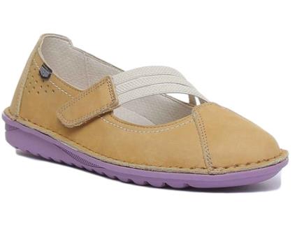 Sapatos de Mulher ON FOOT Pele Amarelo (41)