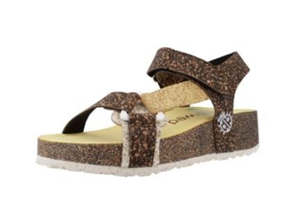 Sapatos de Mulher YOKONO Tecido Castanho (36)
