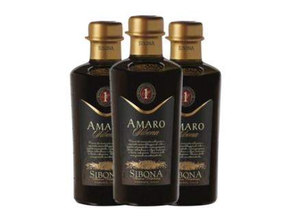 Amaretto SIBONA Amaro Garrafa Medium (0.5 L - 3 Unidades)