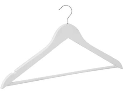 Cabide de Resina Infantil Cabide de Cadete Cor Azul Cabide de Resina Resistente com Entalhes Antiderrapantes 28Cm COM-FORT HOUSE