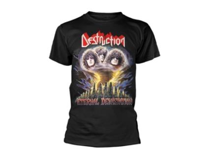 T-shirt DESTRUCTION (L - Preto)