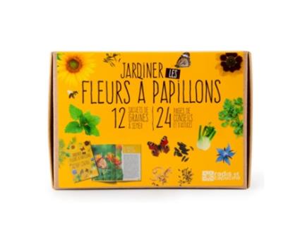 Butterfly Flower Seed Box RADIS ET CAPUCINE (Idade minima recomendada: 4 anos)