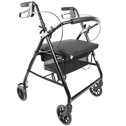 Andarilho de 4 Rodas com Bolso e Assento K10011 KMINA