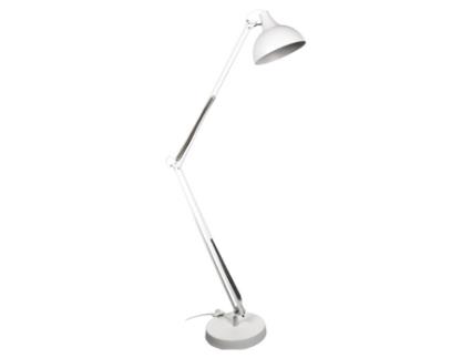 Candeeiro de Pé Antigona Xl Articulado 1Xe27 Alt.Reg.Xd.30Cm Branco FERRIMEX