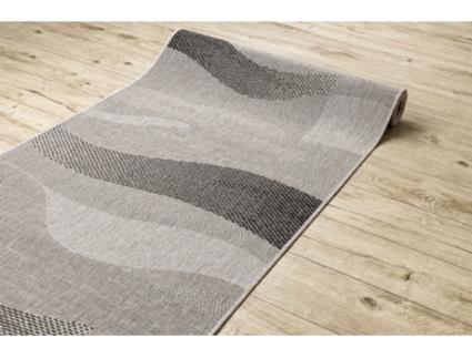 Passadeira DYWANY LUSZCZOW Sizal Floorlux Modelo Polipropileno Bege (80x360cm)