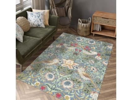 Tapete MORRIS & CO Strawberry Thief (Verde - 200x280 cm)
