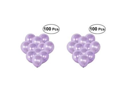 Balão de Látex 200 Peças Balão de Látex de 15.75 Roxo e Roxo Claro para Decoração de Festival Festa de Aniversário de Casamento FOXNOVO