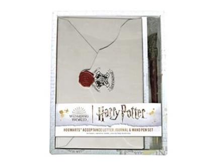 Livro Harry Potter Hogwarts Acceptance Letter Journal and Wand Pen Set de Insights (Inglês - Capa Dura)