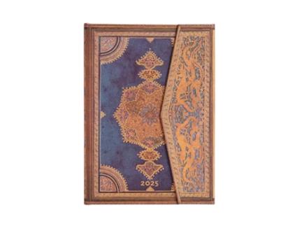 Agenda Semanal 125X180Mm 2025 PAPERBLANKS Midi Safavid Indigo 5776-5