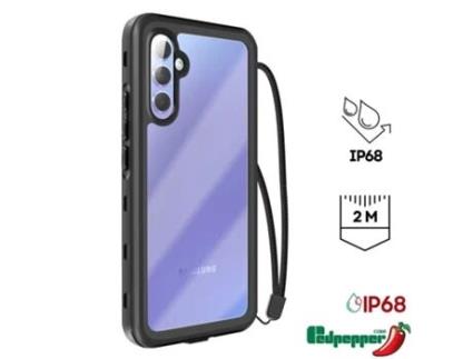 Capa para Samsung Galaxy A34 5G REDPEPPER Acrílico Preto .