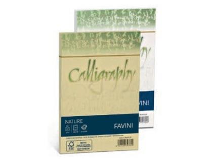 Envelope de caligrafia natural FAVINI cinza 25 peças