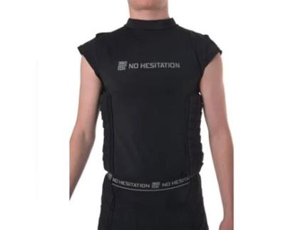 Camiseta de Proteção de Manga Curta Rib Preto Libt