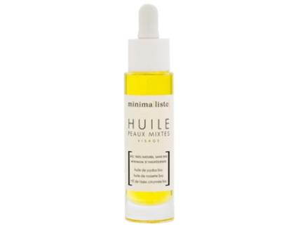Minima[Liste] Óleo facial orgânico para pele mista 30 ml MINIMA[LISTE]
