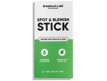 BREAKOUT+AID Spot & Blemish Stick Kaolinová Maska na Problematickou Plet V Tycince 40.0G