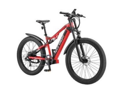 Bicicleta Elétrica HALO KNIGHT H03 1000W 48V 19.2Ah 50Km/H 90Km Vermelho