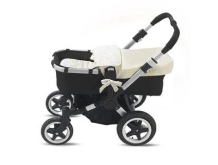 Conjunto de Saco e Tapete para Carrinho Classic Dots Ice Da NORABABYBAGS