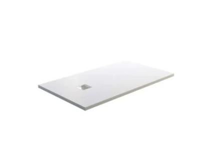 Ardesia Base de Duche em Resina Mineral Resguardo para Duche Branco 190X80Cm GME
