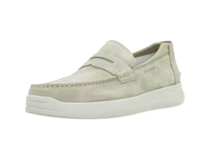 Sapatos de Homem STONEFLY Custer Velour Pele Bege (44)