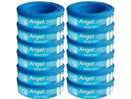 Pacote de Recargas de Lata de Lixo Angelcare com 12 ANGEL CARE