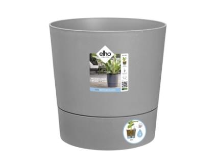 Vaso Elho Quadrado Plástico Greensense Aqua Care Cimento Leve 29 5 X 29 5 X a 29 1 Cm 15 L ELHO GIVE ROOM TO NATURE