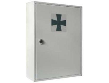 Armário CUBOHOTEL Farmácia com Chave (Branco - Aço - 40x30x10 cm - 3L)