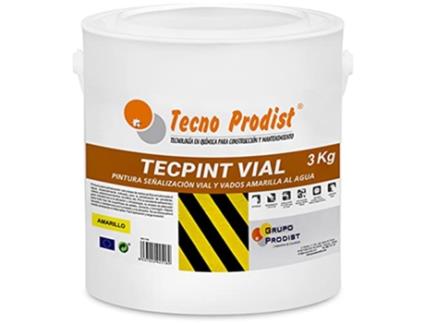 Frasco Tecpint Amarelo 3 kg TECNOPRODIST