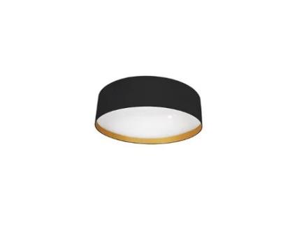 Plafon 96W Anuska Preto/Dourado 7488Lm 3000-4000-6500K 12X60X60 Cm FABRILAMP