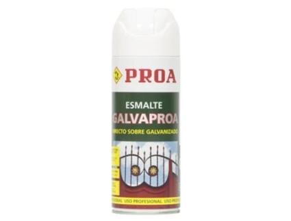 Galvaproa Spray Directo Sobre Galvanizado 400Ml para Pintar Galvanizados Sem Primário Ral 8019