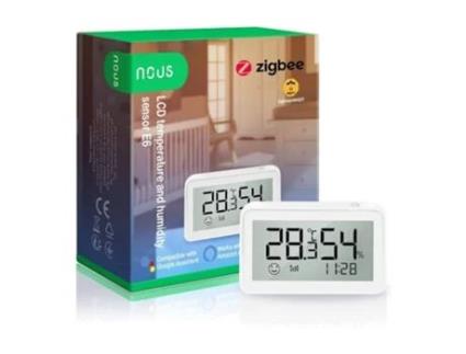 Lcd Temperatura e Umidade Capteur Zigbee 3.0 NOUS-E6
