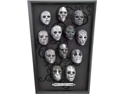 Coleção de Mini Máscaras dos Comensais Da Morte THE NOBLE COLLECTION